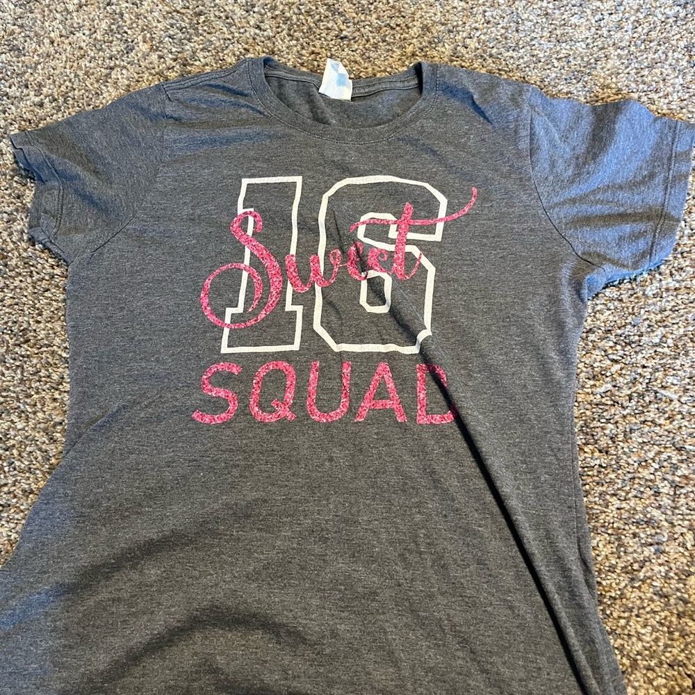 Amazon Gray Sweet 16 Squad Tee